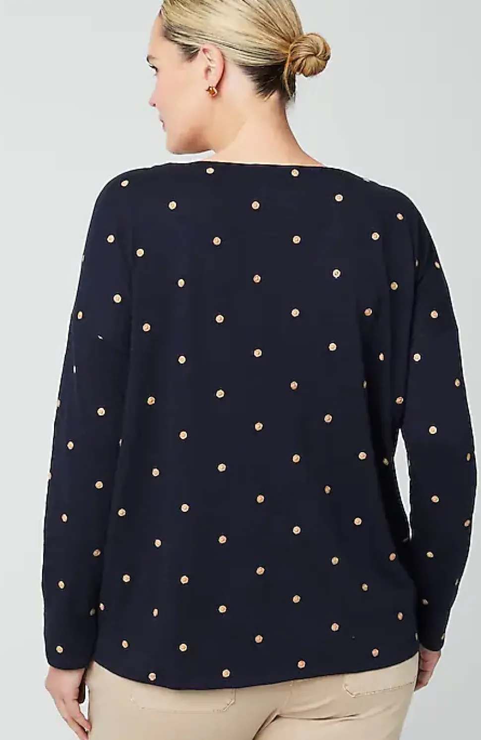 Relaxed Boat-Neck Tee | Jjill