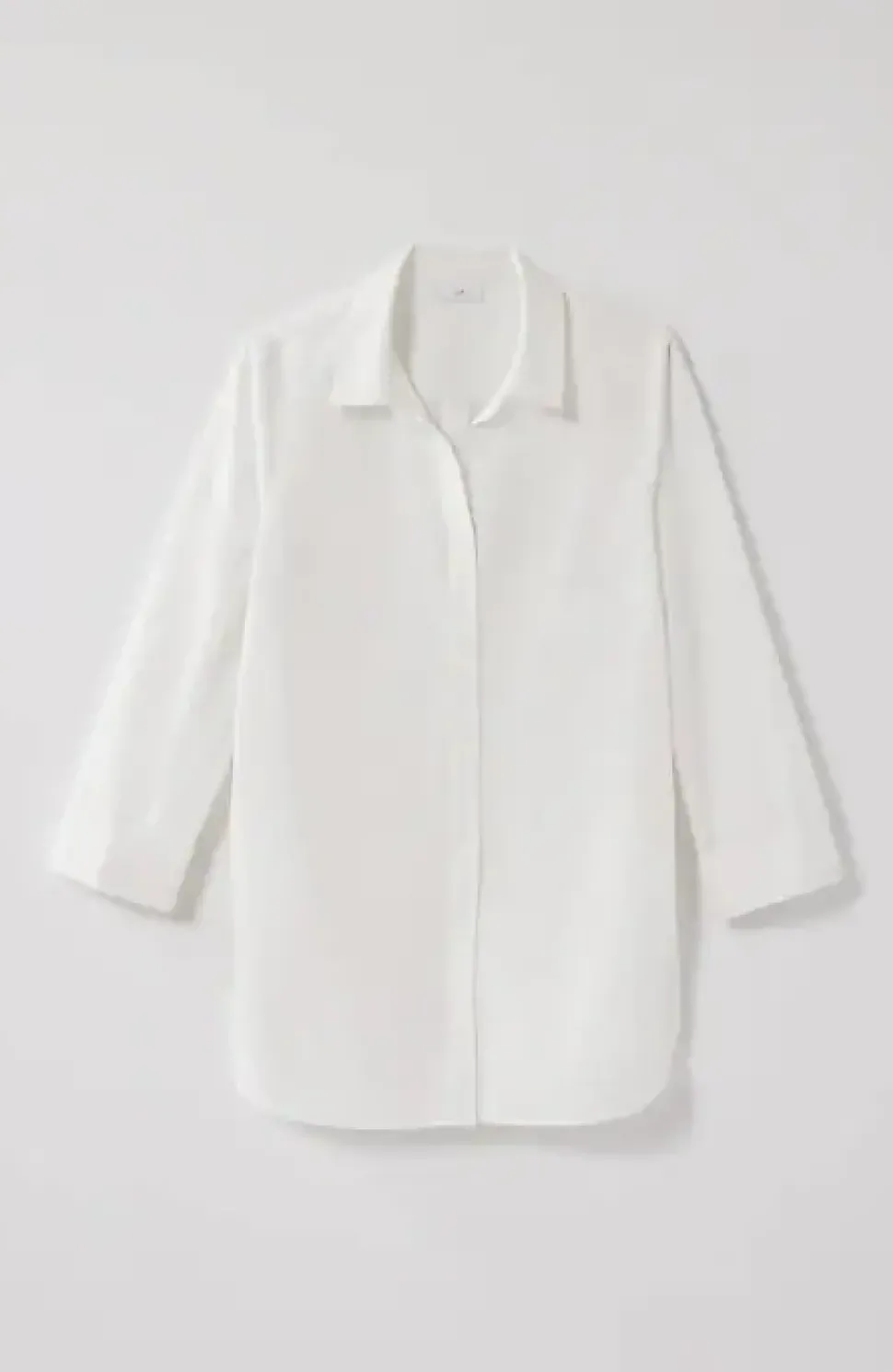Side-Button Stepped-Hem Tunic | Jjill