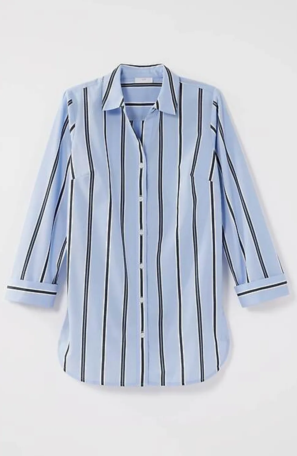 Side-Button Stepped-Hem Tunic | Jjill