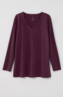 Simply Supima® Side-Slit Tunic | Jjill