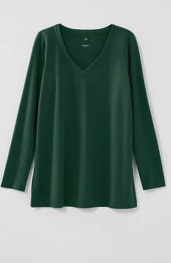 Simply Supima® Side-Slit Tunic | Jjill
