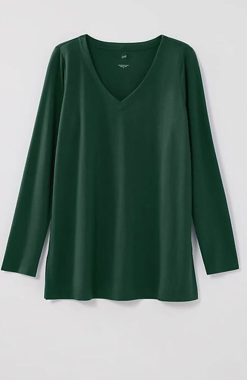 Simply Supima® Side-Slit Tunic | Jjill