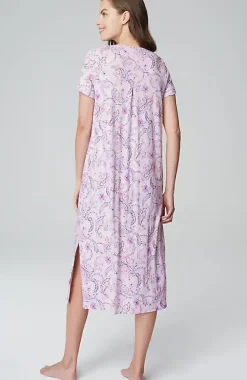 Sleep Ultrasoft Pleat-Back Long Gown | Jjill