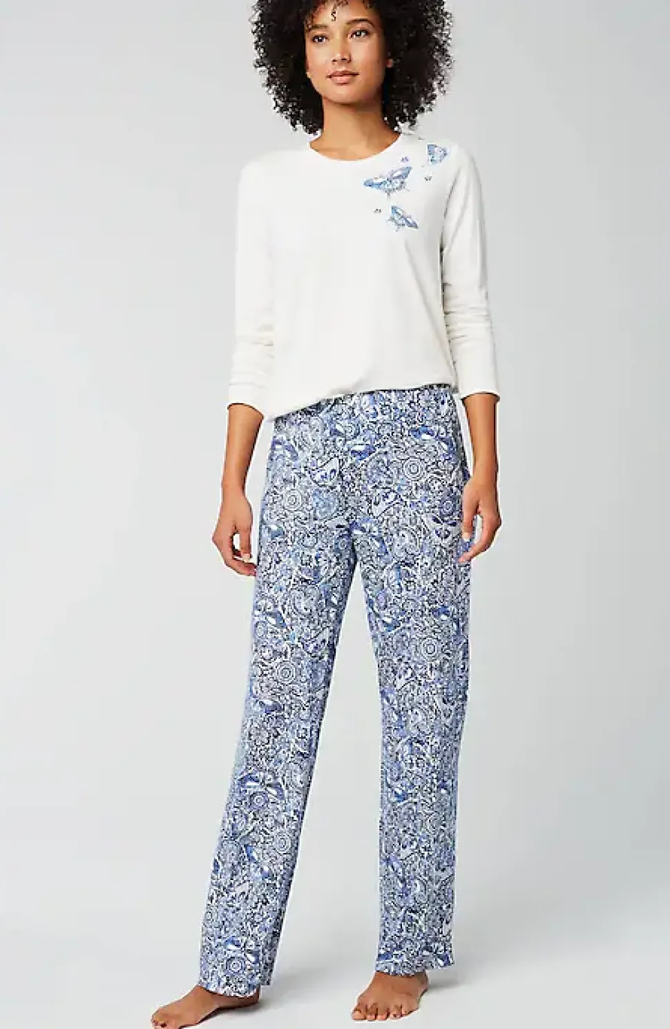 Sleep Ultrasoft Relaxed Full-Leg Pants | Jjill