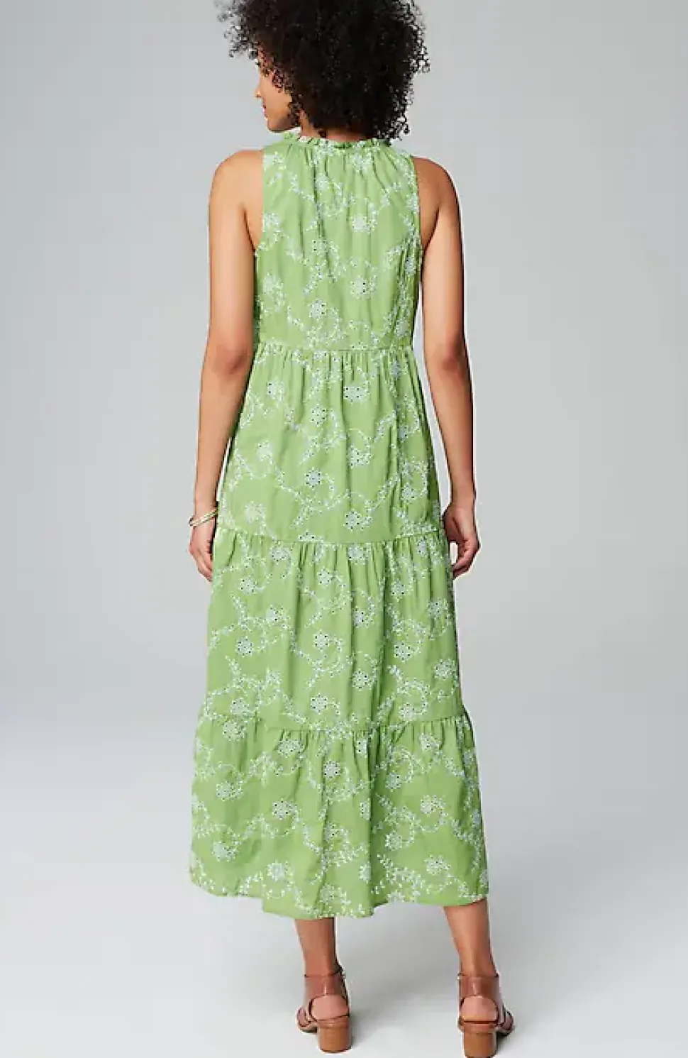 Sleeveless Tiered Maxi Dress | Jjill