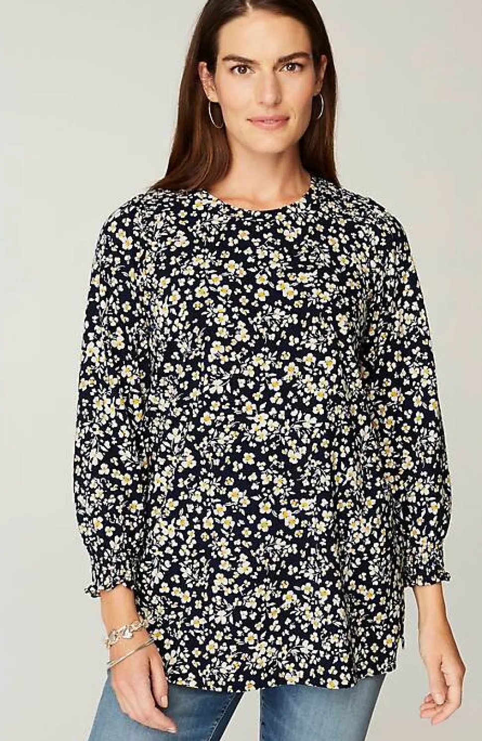 Smocked Tunic | Jjill