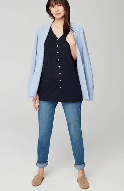 Smocked-Bodice Tunic | Jjill