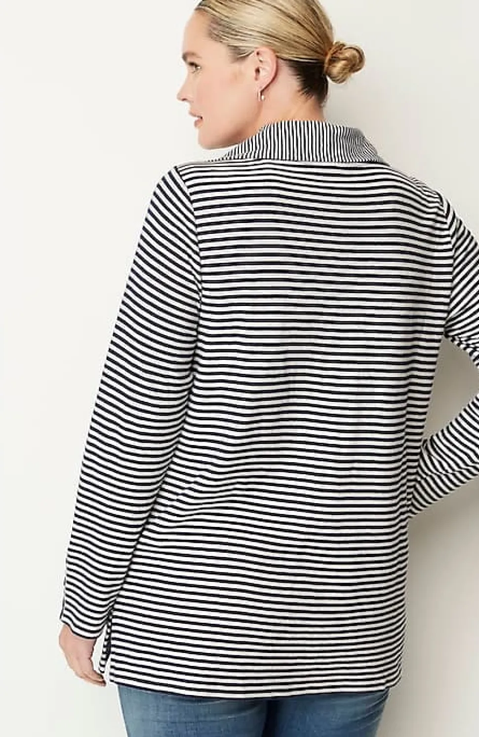 Soft-Knit Collared Tunic | Jjill