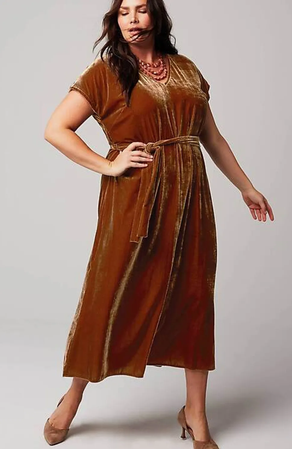 Velvet Maxi Dress | Jjill