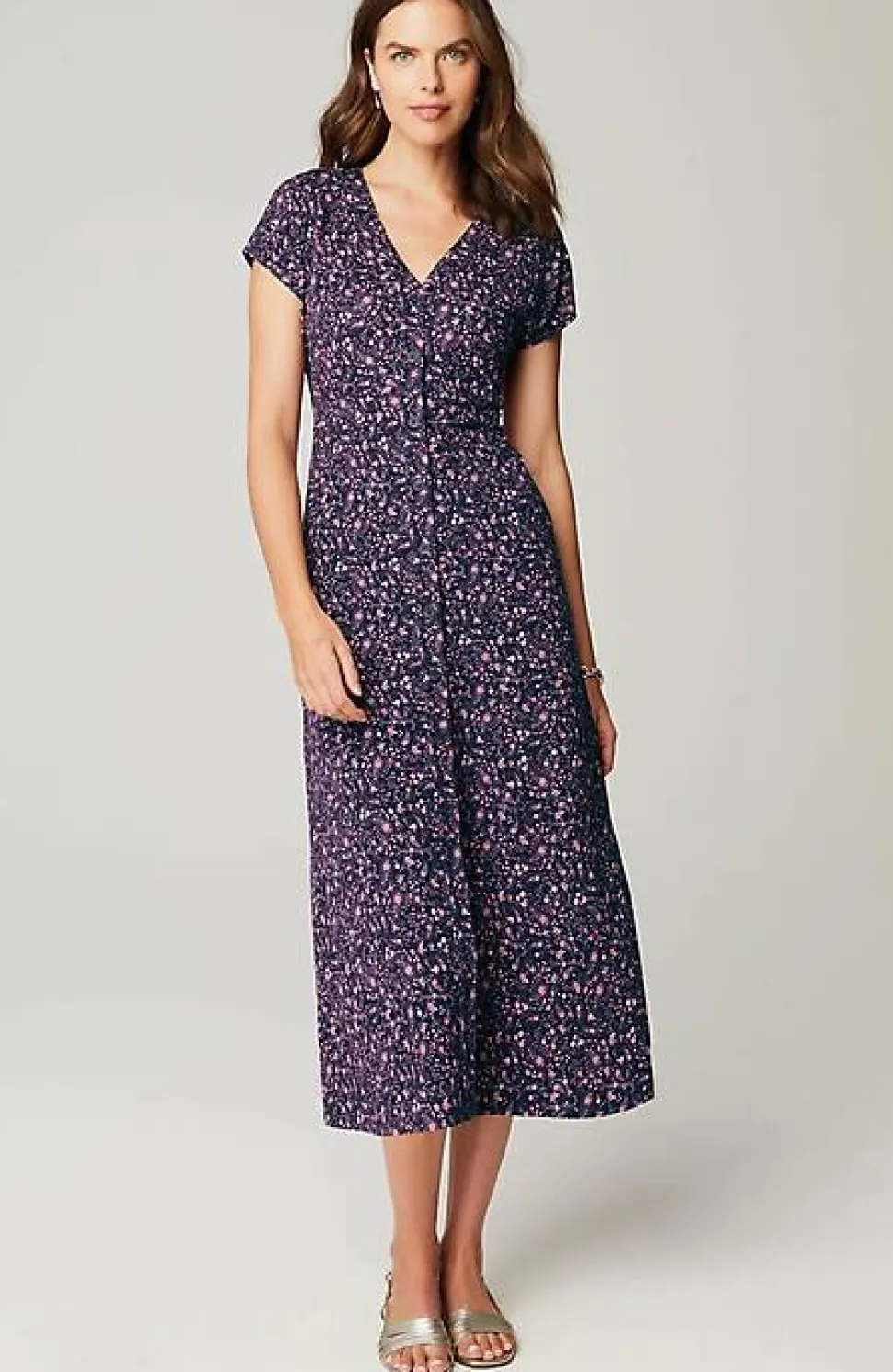 Versatile V-Neck Dress | Jjill