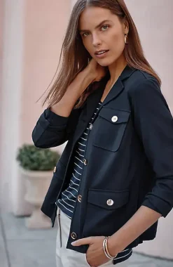 Wearever Button-Front Jacket | Jjill