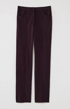 Wearever Double-Face Jersey Boot-Cut Trousers | Jjill