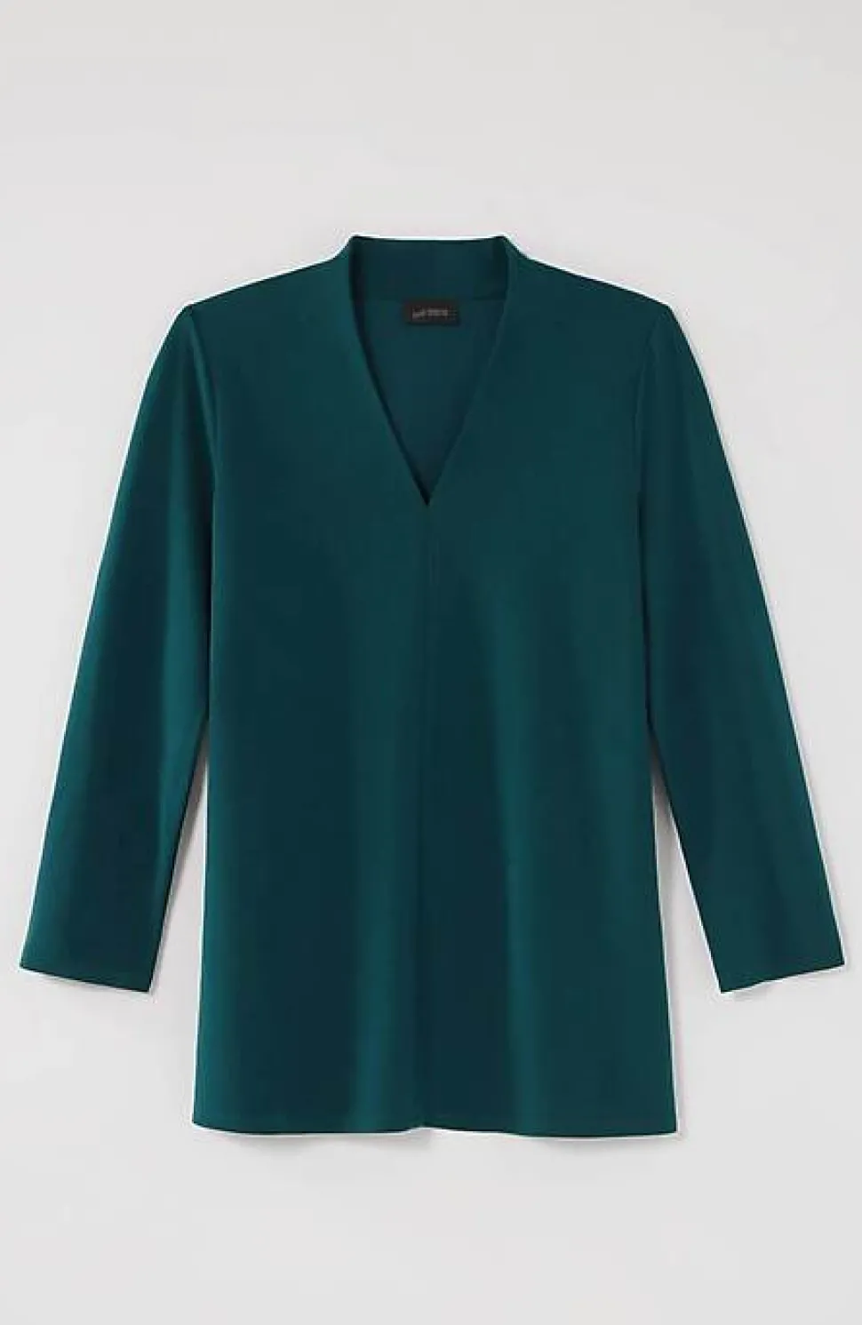 Wearever Double-Face Jersey V-Neck Top | Jjill