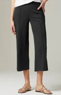 Wearever Double-Face Jersey Pintucked Crops | Jjill