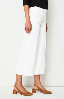 Wearever Double-Face Jersey Pintucked Crops | Jjill