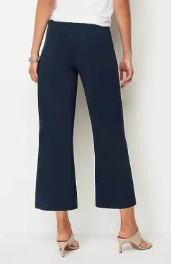 Wearever Double-Face Jersey Pintucked Crops | Jjill