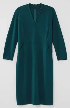 Wearever Double-Face Jersey Sheath Dress | Jjill