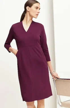 Wearever Double-Face Jersey Sheath Dress | Jjill