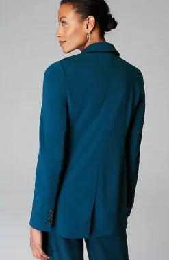 Wearever Double-Face Jersey Notch-Collared Blazer | Jjill