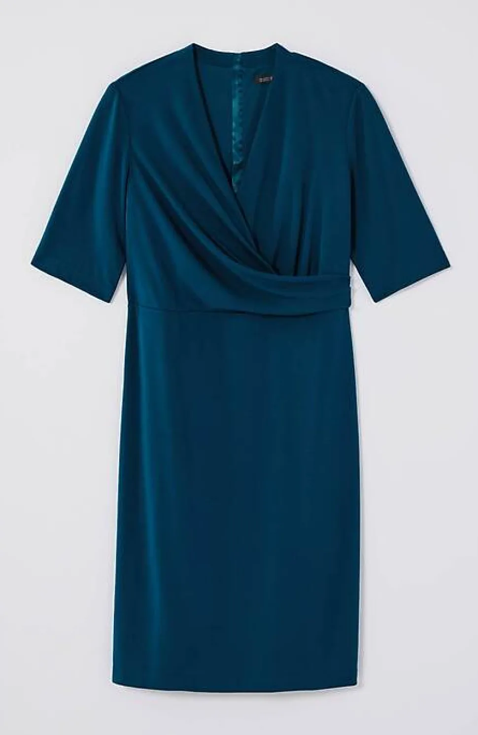 Wearever Draped Twist-Front Dress | Jjill