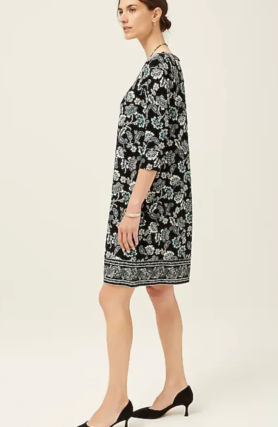 Wearever Easy Pleat-Back Dress | Jjill