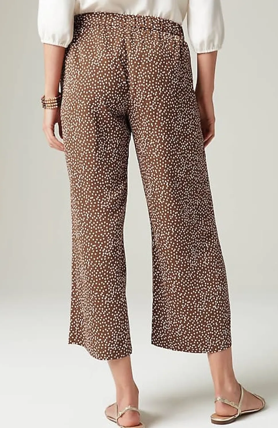 Wearever Easy-Care Woven Wide-Leg Crops | Jjill