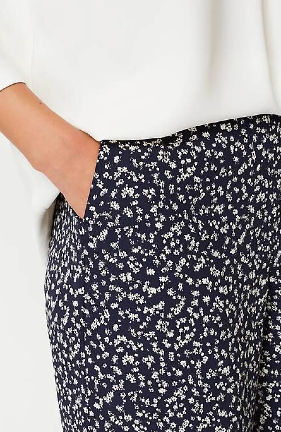 Wearever Easy-Care Woven Wide-Leg Crops | Jjill