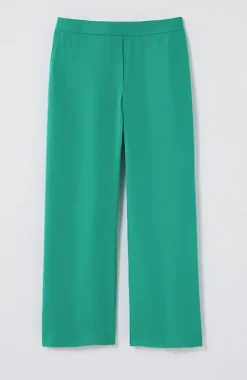 Wearever Easy-Care Woven Wide-Leg Crops | Jjill