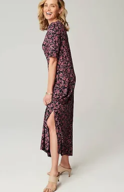 Wearever Elbow-Sleeve Maxi Dress | Jjill
