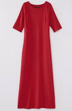 Wearever Elbow-Sleeve Maxi Dress | Jjill