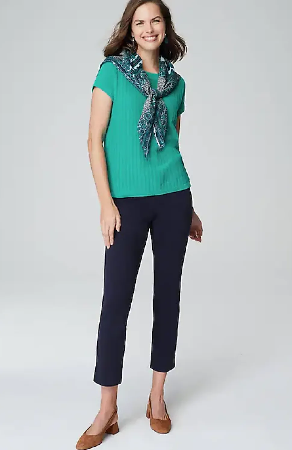 Wearever Lightweight Textured Pullover | Jjill