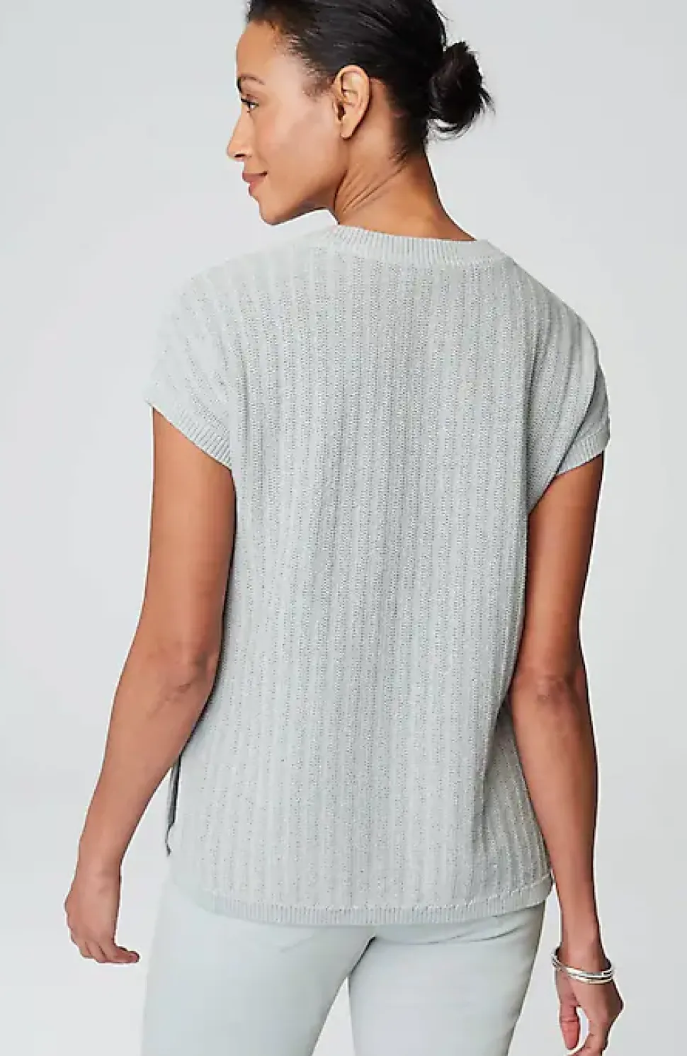 Wearever Lightweight Textured Pullover | Jjill