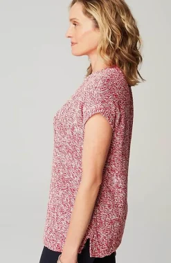 Wearever Marled Dolman-Sleeve Pullover | Jjill