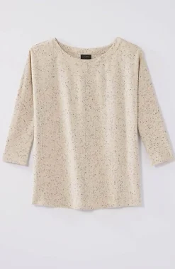 Wearever Marled Seamed Top | Jjill