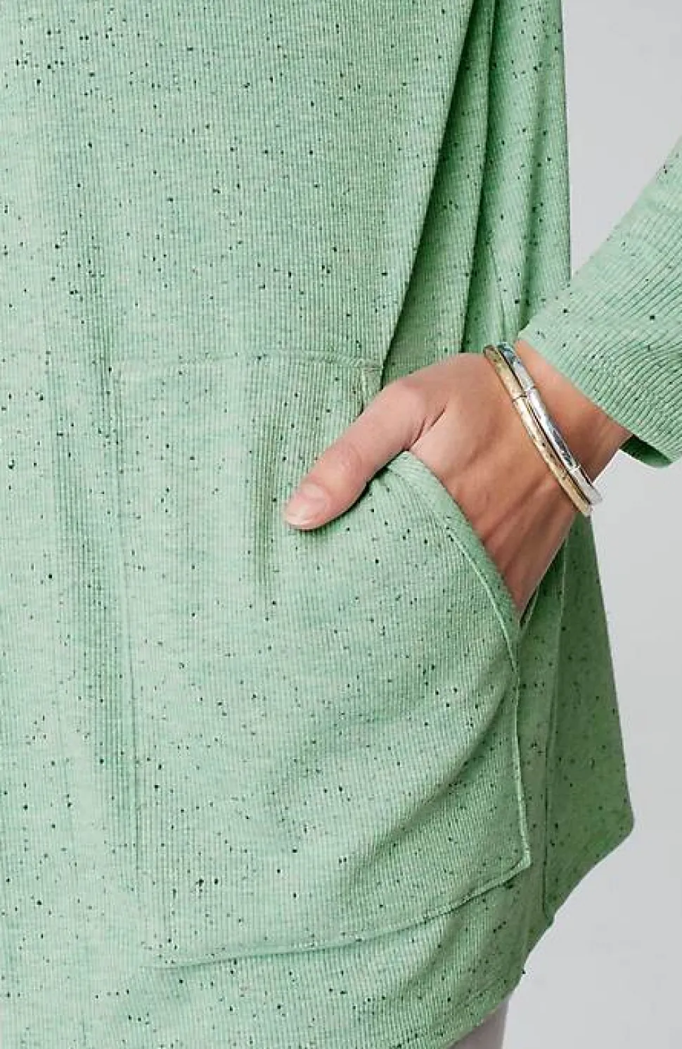 Wearever Open-Front Marled Jacket | Jjill