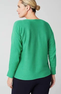 Wearever Refined Knit Dolman-Sleeve Sweater | Jjill