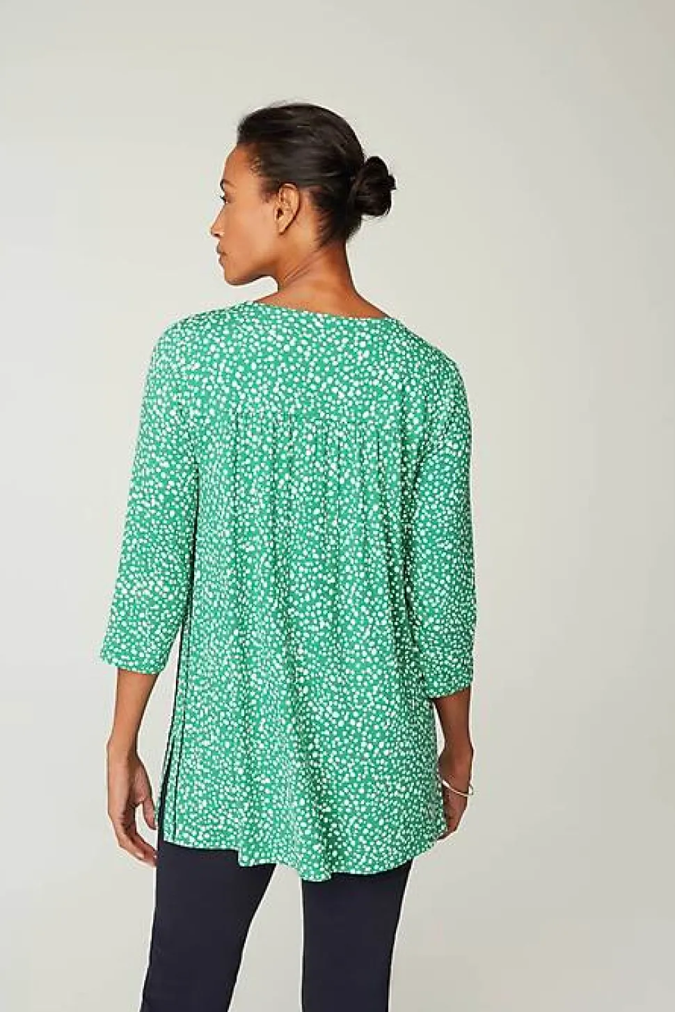 Wearever Shirred A-Line Tunic | Jjill