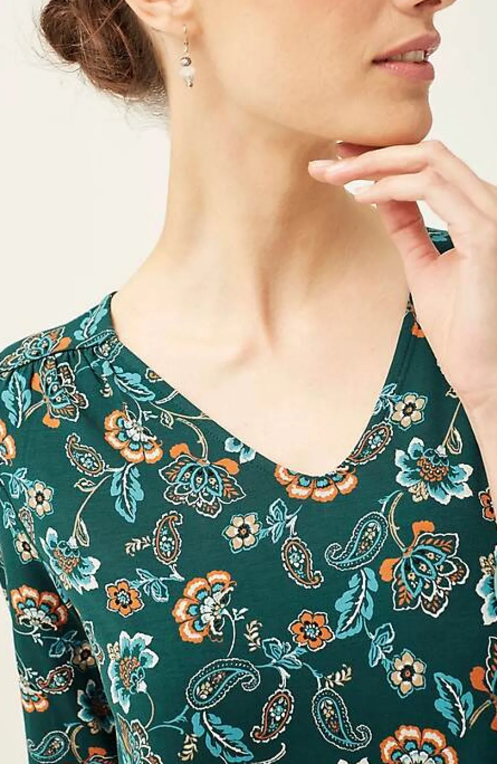 Wearever Shirred A-Line Tunic | Jjill