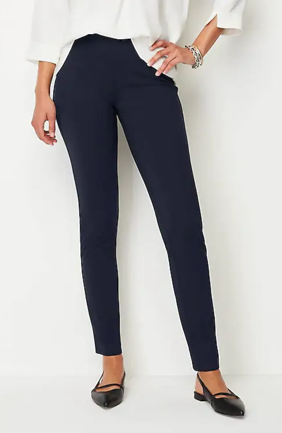 Wearever Smooth-Fit Slim-Leg Pants | Jjill