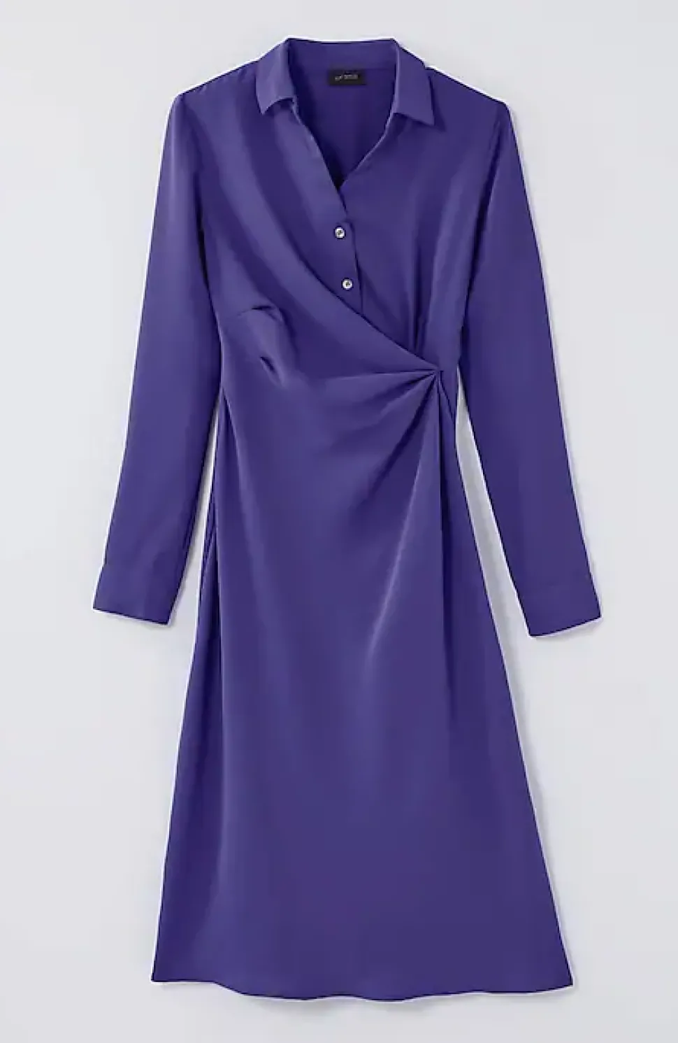 Wearever Twist-Front Shirtdress | Jjill