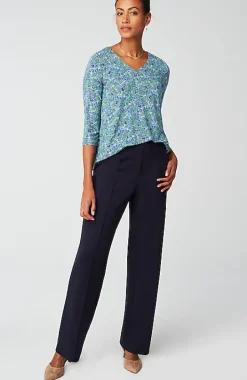 Wearever V-Neck Ballet-Sleeve Top | Jjill