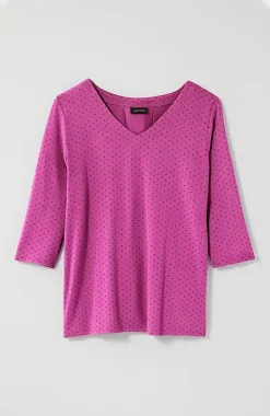 Wearever V-Neck Ballet-Sleeve Top | Jjill